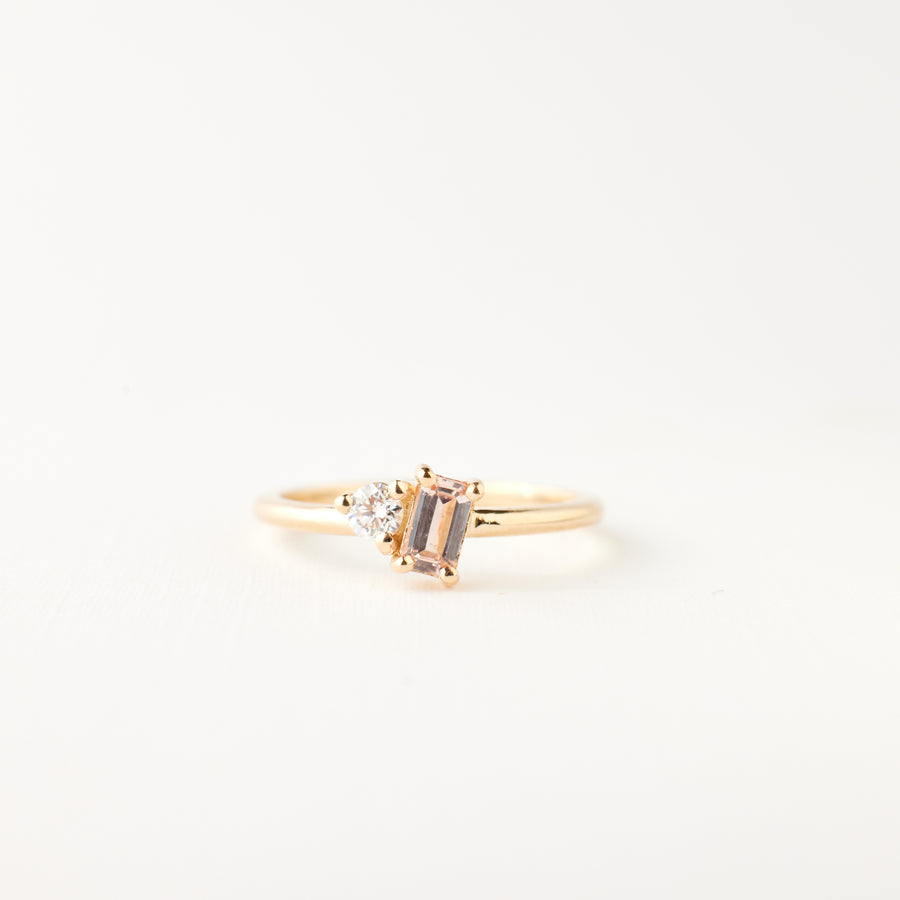 Simone Ring - Limited Collection Cotton Candy Pink Sapphire + Diamond