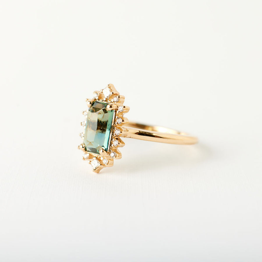 Eloise Ring - 1.53 carat radiant cut sapphire
