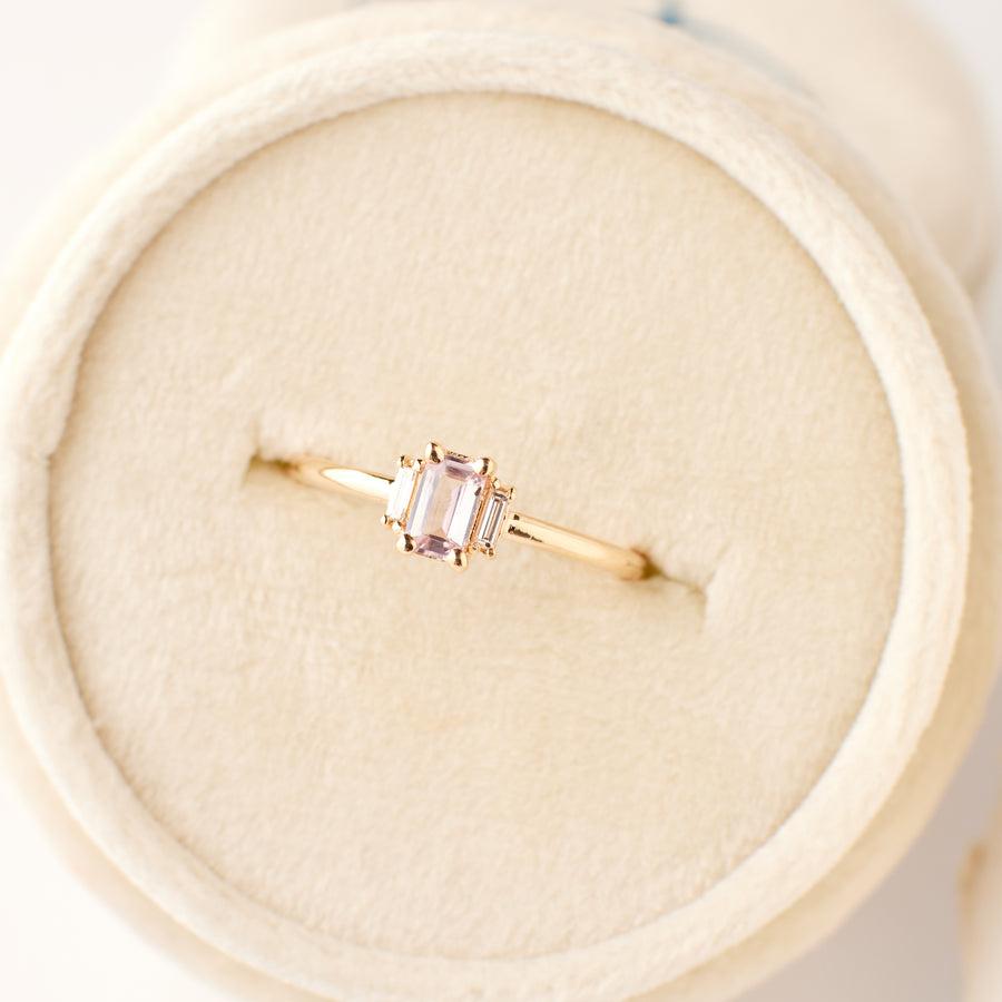 Ginger Ring - Cotton Candy Pink Sapphire