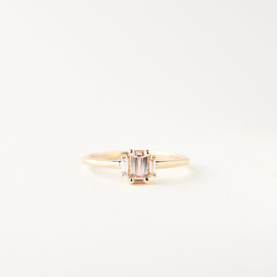 Ginger Ring - Peach Blossom Sapphire