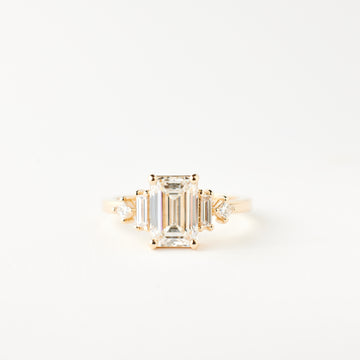 Josie Ring - 1.83 Carat Emerald Cut Lab Diamond