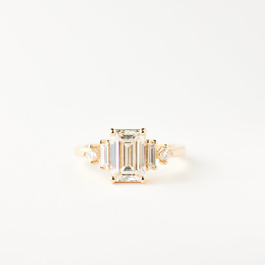 Josie Ring - 1.83 Carat Emerald Cut Lab Diamond