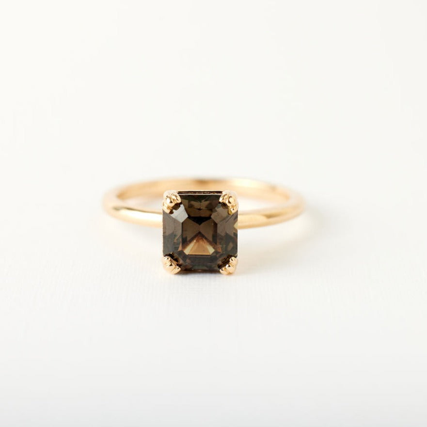 Kennedy Ring - 2.52 carat umber colored sapphire