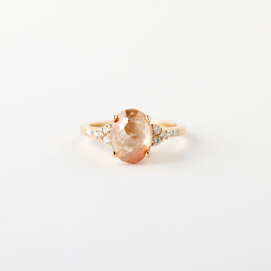 Marigold Ring - 2.45 Carat Blush-Peach Diamond
