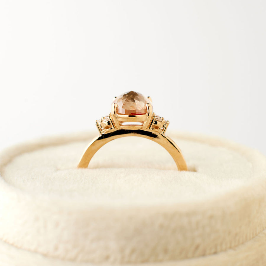 Marigold Ring - 2.45 Carat Blush-Peach Diamond