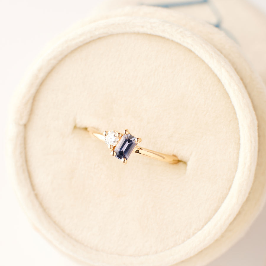 Simone Ring - Limited Collection Lilac Sapphire + Diamond