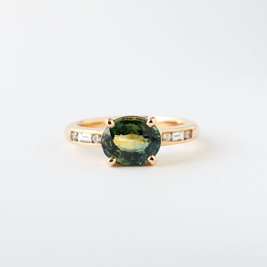Francesca Ring - 2.07 carat oval sapphire
