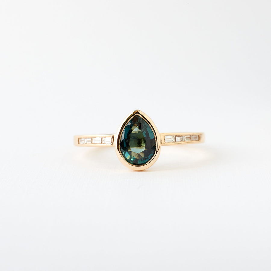 Presley Ring - 1.04 carat pear sapphire