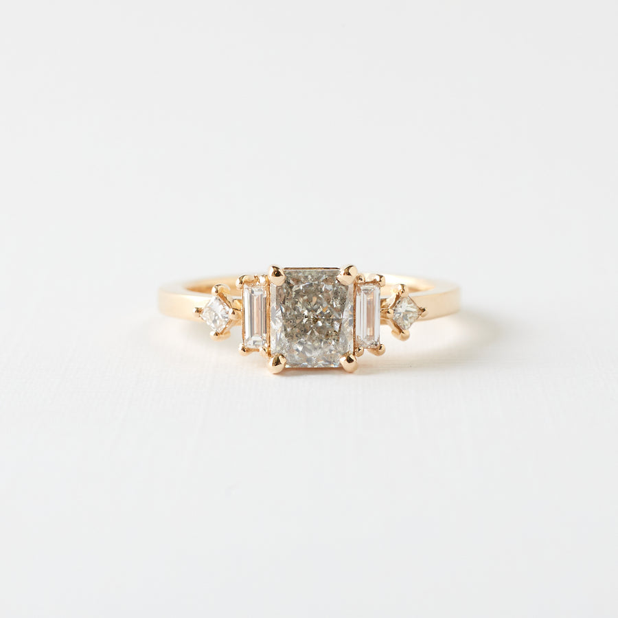 Josie Ring - 1.02 carat Grey Diamond