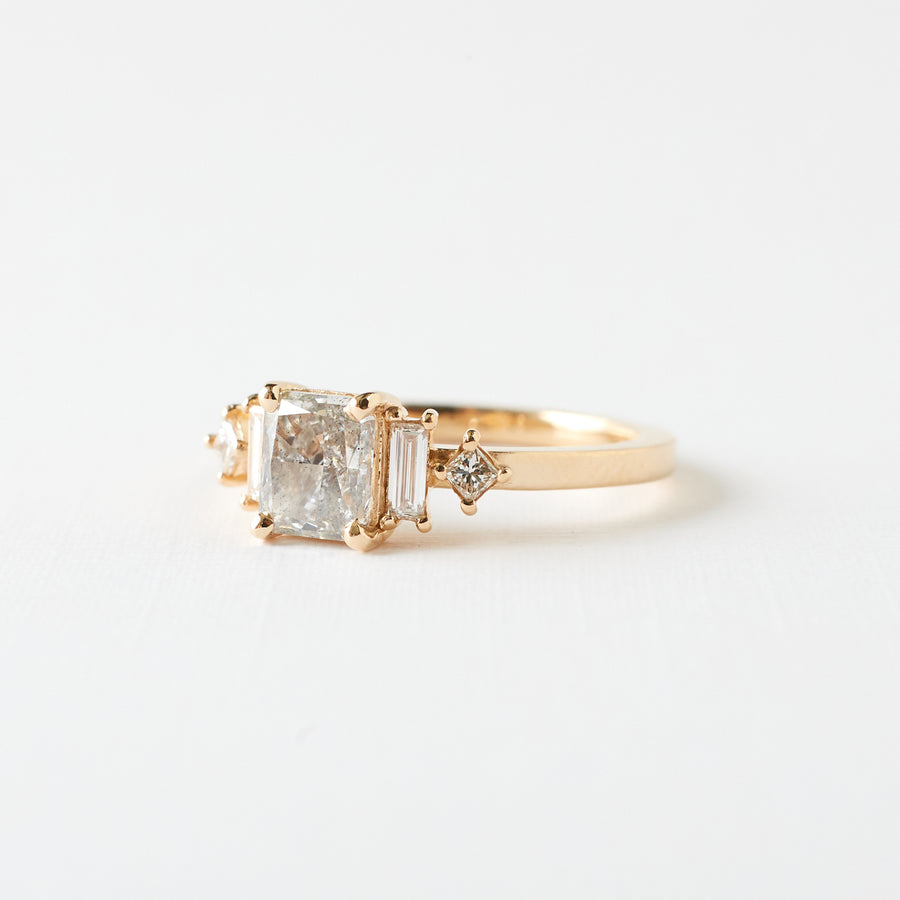 Josie Ring - 1.02 carat Grey Diamond