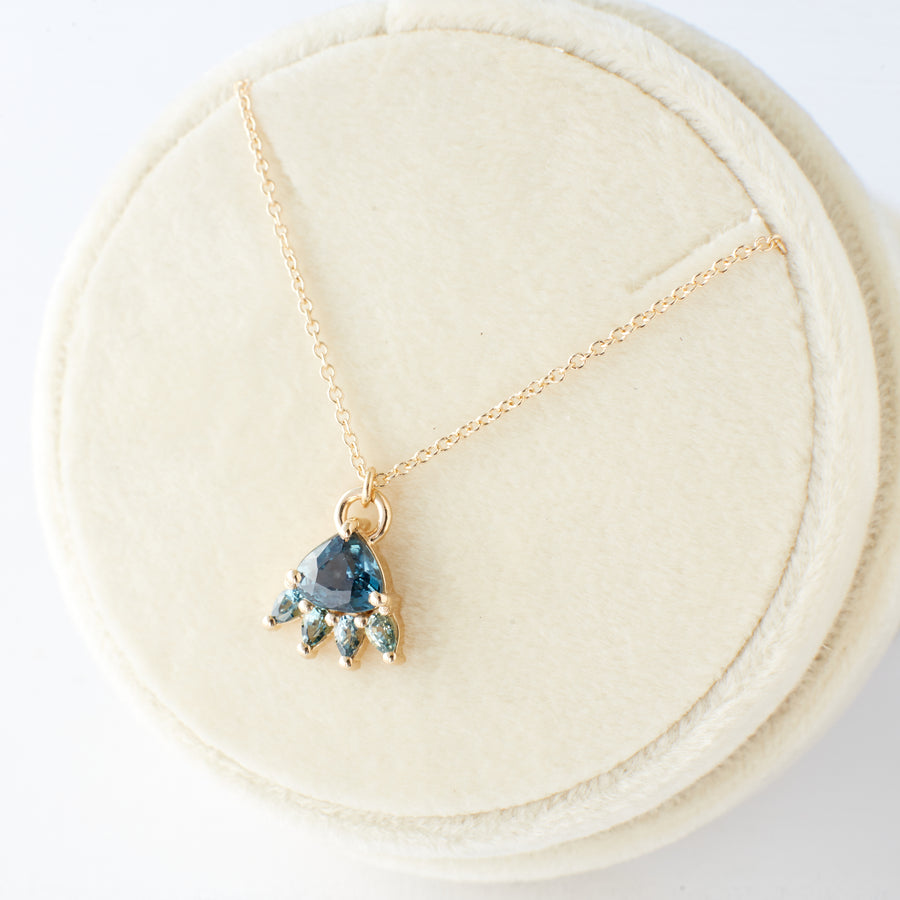 Shay Necklace - 1.08 carat pear shaped sapphire