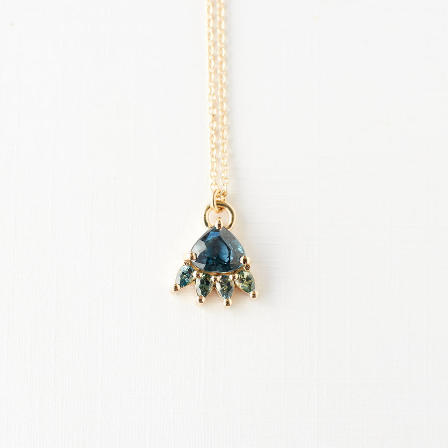 Shay Necklace - 1.08 carat pear shaped sapphire